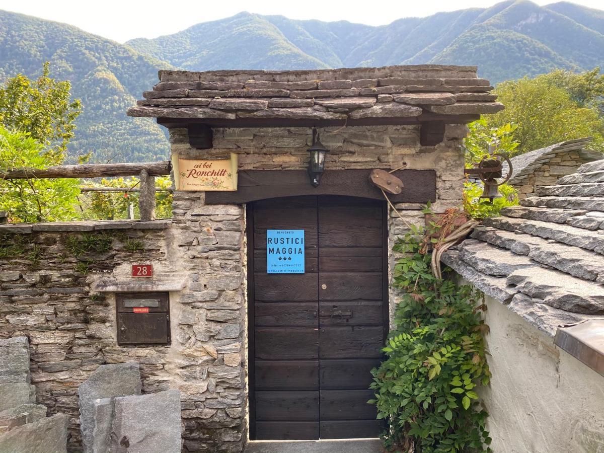 Hotel Rustici Maggia Aurigeno Exterior foto