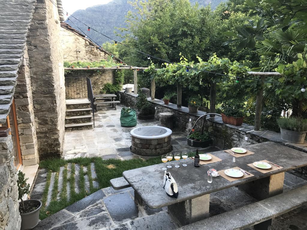 Hotel Rustici Maggia Aurigeno Exterior foto