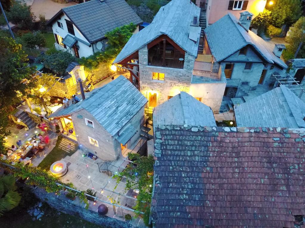 Hotel Rustici Maggia Aurigeno Exterior foto